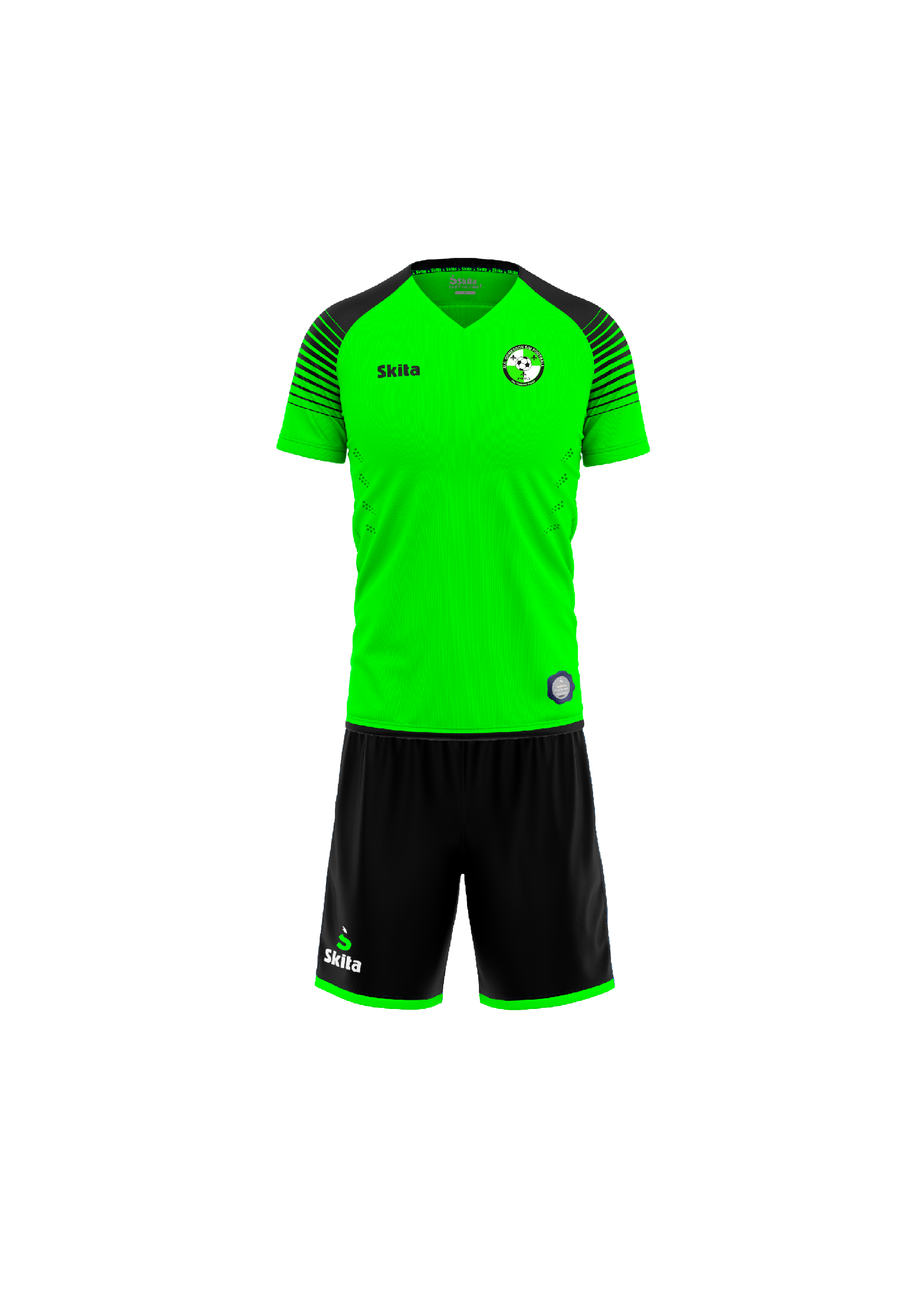 Maillot Short FARO vert /noir (US ORMESSON)